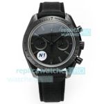 N1 Factory Swiss Omega 9300 Speedmaster Dark Side of the Moon Black Ceramic Clone Watch 